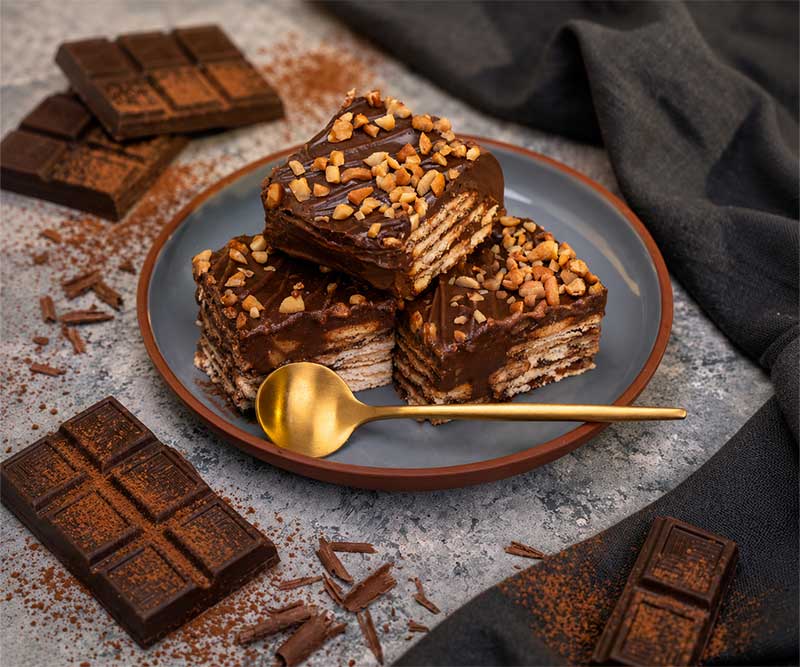 Chocolate Biscuit Pudding