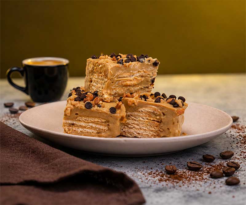 Coffee Biscuit Pudding